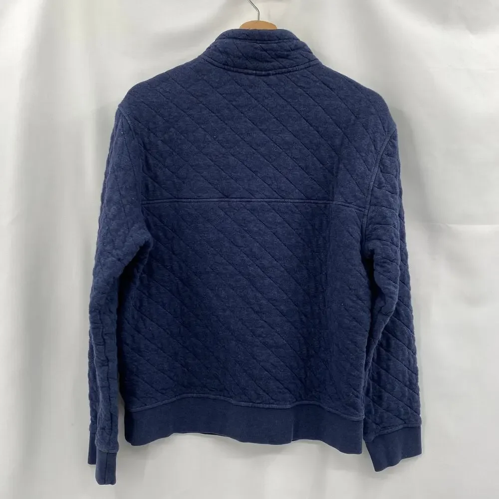 Patagonia navy red Men's Organic Cotton Quilt Snap-T® Pullover